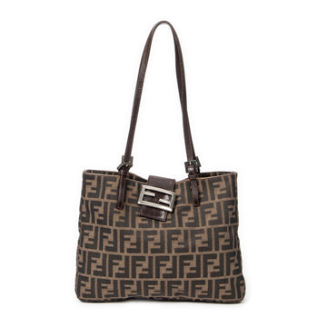 Fendi Vintage Shoulder Bag Zucca Canvas