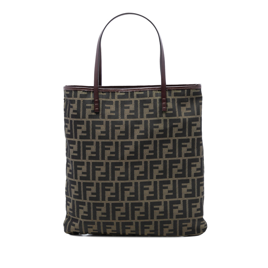 Fendi Shopping Tote Zucca Coated Canvas