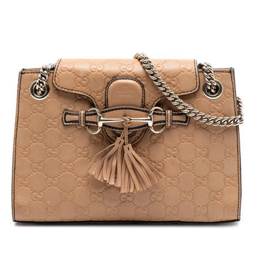 Emily Chain Flap Shoulder Bag Guccissima
