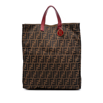 Fendi Open Shopping Tote Zucca Canvas
