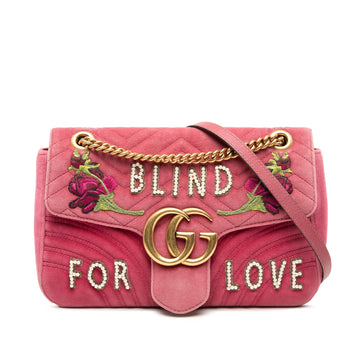 Gucci Large Gg Marmont Matelasse Velvet
