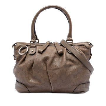 Sukey Top Handle Satchel Guccissima