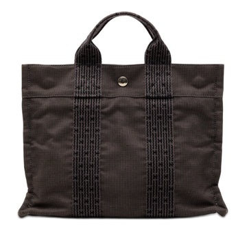 Hermès Canvas Herline Pm Pre-Loved Tote