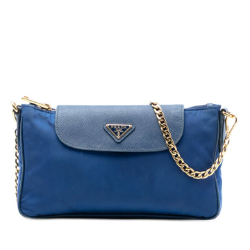 Prada Chain Crossbody Bag Tessuto And