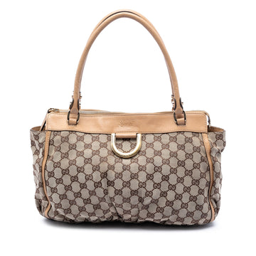 Gucci Gg Canvas Abbey D Ring Tote Pre-