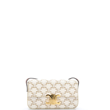 Celine Triomphe East-West Shoulder Bag