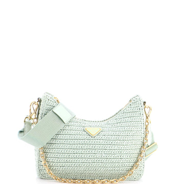 Prada Re-Edition Shoulder Bag Raffia