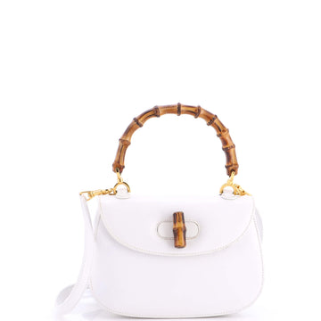 Gucci Bamboo Top Handle Bag Leather