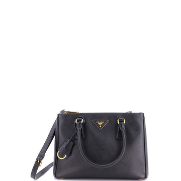 Prada Double Zip Lux Tote Saffiano