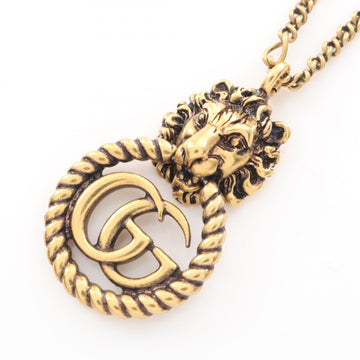 Gucci Lionhead Gg Marmont Necklace