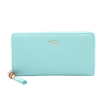 Gucci Bamboo Around Zip Long Wallet