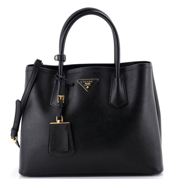 Prada Cuir Double Tote Saffiano Leather