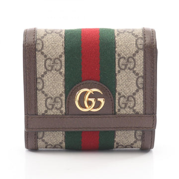 Gucci Ophidia Gg Supreme Bi-Fold Wallet