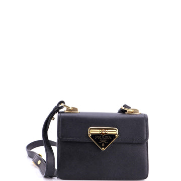 Prada Flip Lock Shoulder Bag Saffiano