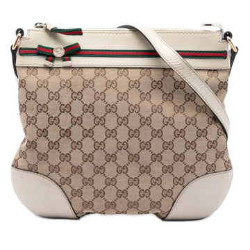 Gucci Gg Canvas Web Mayfair Crossbody