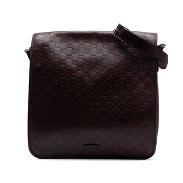 Gucci Ssima Crossbody Pre-Loved Bag Dark