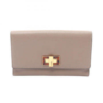 Fendi Peekaboo Selleria Bifold Leather
