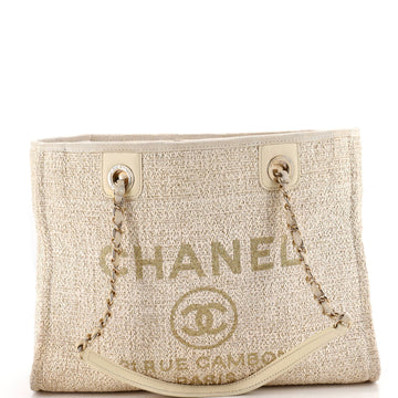 Chanel Deauville Tote Raffia With
