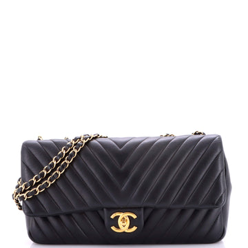 Chanel Classic Single Flap Bag Chevron