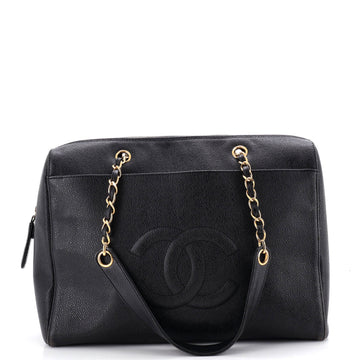 Chanel Vintage Timeless Zip Tote Caviar