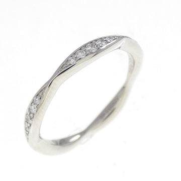 Chanel One Band Ring Platinum With