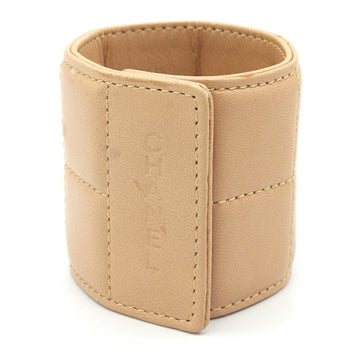 Chanel Bracelet Beige Leather