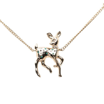 Chanel Cc Logo Chain Pendant Necklace