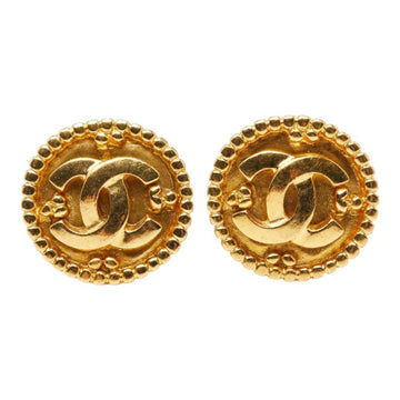 Chanel Cc Logo Clip-On Earrings Metal