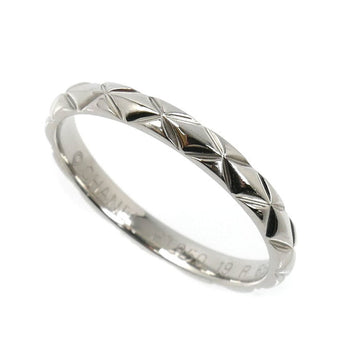 Chanel Matelassé Ring Platinum