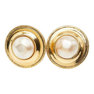 Chanel Clip-On Earrings Pearl