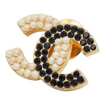 Chanel Cc Logo Brooch Metal
