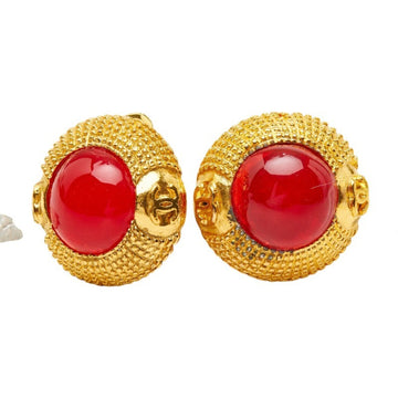 Chanel Cc Logo Clip-On Earrings Metal