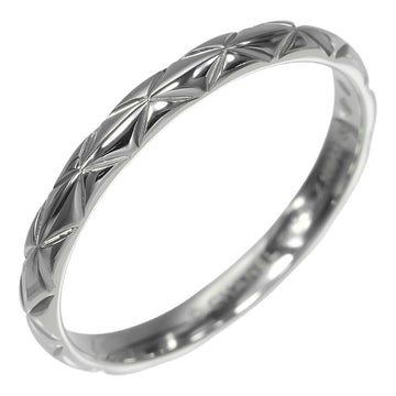 Chanel Matelasse Ring Platinum Small