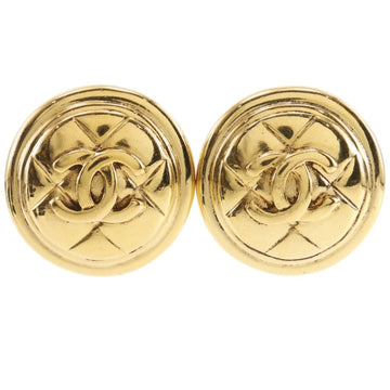Chanel Cc Logo Clip-On Earrings Metal
