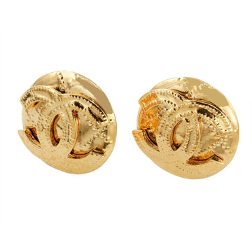 Chanel Cc Logo Clip-On Earrings Metal