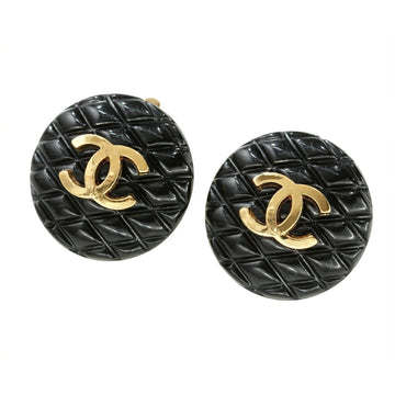 Chanel Cc Logo Clip-On Earrings Metal