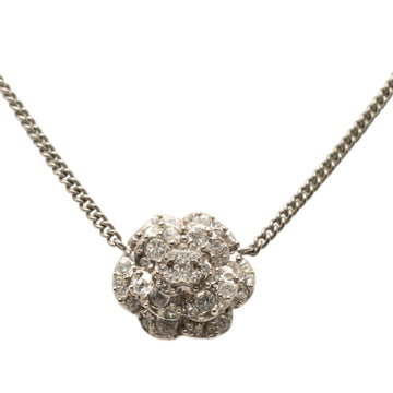 Chanel Cc Logo Pendant Necklace Metal