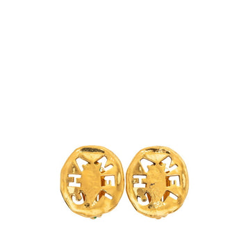 Chanel Clip-On Earrings Logo