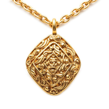 Chanel Cc Logo Chain Pendant Necklace