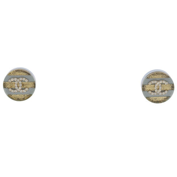 Chanel Cc Logo Earrings Metal