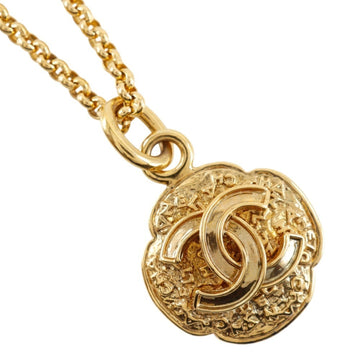 Chanel Cc Logo Pendant Necklace Metal