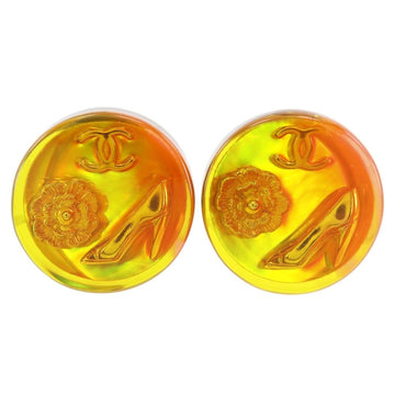 Chanel Cc Logo Clip-On Earrings Metal
