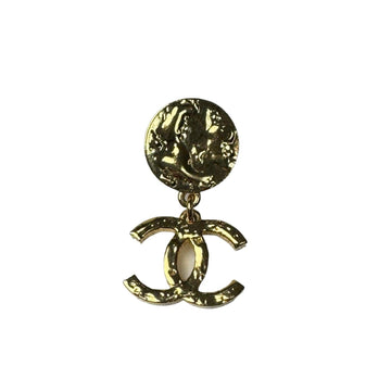 Chanel Cc Logo Clip-On Single Earring