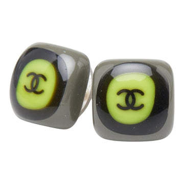 Chanel Cc Logo Earrings Metal