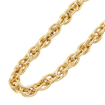Chanel Cc Logo Pendant Necklace Metal