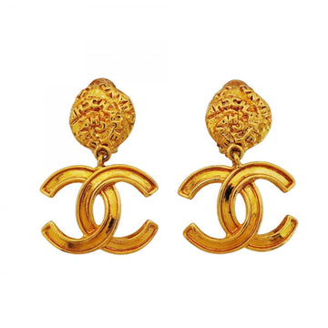 Chanel Cc Logo Circle Clip-On Earrings