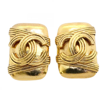 Chanel Cc Logo Clip-On Earrings Metal