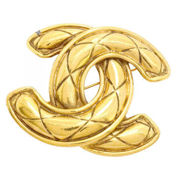 Chanel Cc Logo Brooch Metal