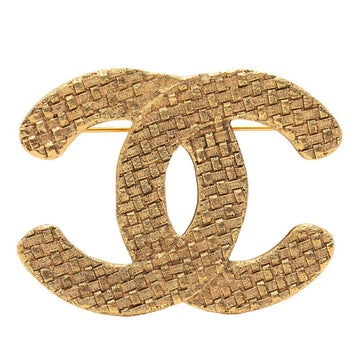 Chanel Cc Logo Brooch Metal