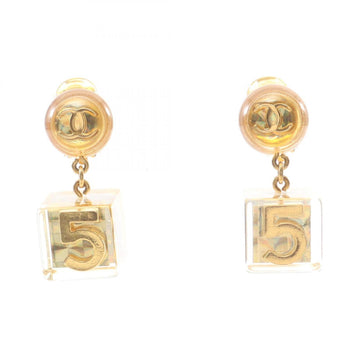 Chanel Cc Logo Clip-On Earrings Metal